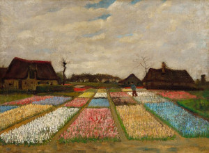 Flower Beds in Holland, Vincent van Gogh - plakat