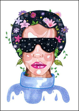 Flower power - plakat 21x29,7 cm