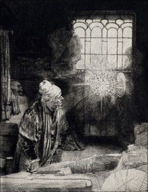 Faust, Rembrandt - plakat 20x30 cm