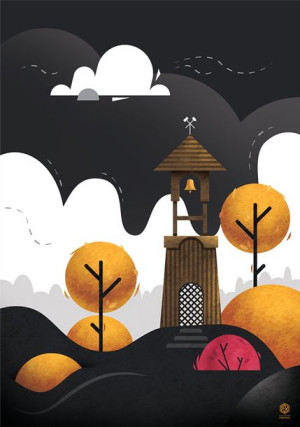 Dzwonnica Gwarków - plakat 21x29,7 cm