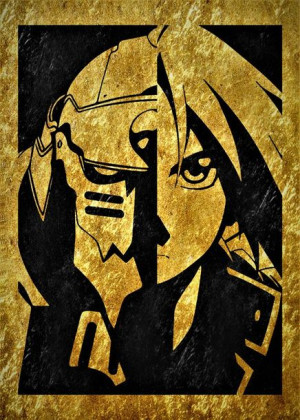 Golden LUX - Fullmetal Alchemist - plakat 20x30 cm
