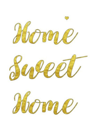 Home sweet home – plakat 20x30 cm