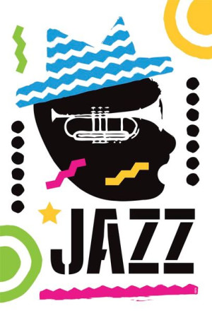 Jazz - plakat 29,7x42 cm