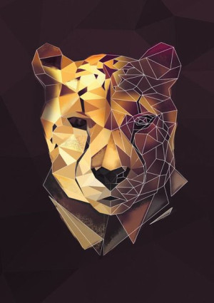 Gepard - plakat 29,7x42 cm