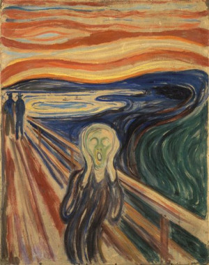 Krzyk Edvard Munch - plakat 29,7x42 cm