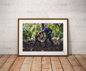 Kapitan i Thanos - plakat 29,7x21 cm