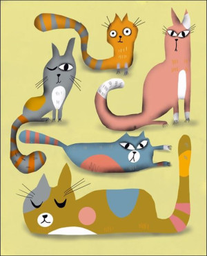 Koty - plakat 29,7x42 cm