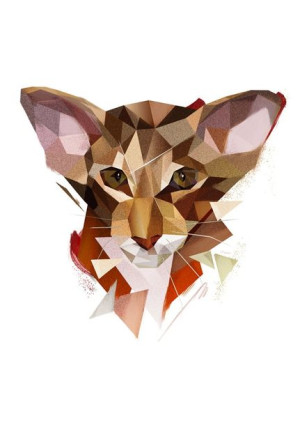 Kot - plakat 21x29,7 cm