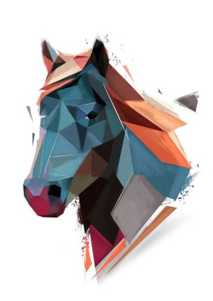 Koń - plakat 20x30 cm