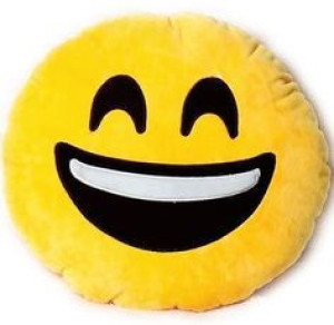 Poduszka Dekoracyjna Emotki Emoji - Duży Uśmiech