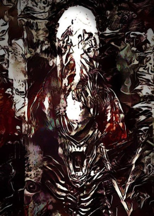 Legends of Bedlam - Xenomorph, AvP - plakat 29,7x4