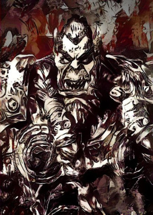 Legends of Bedlam - Thrall, Warcraft - plakat 29,7