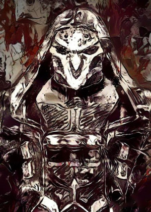Legends of Bedlam - Reaper, Overwatch - plakat 21x