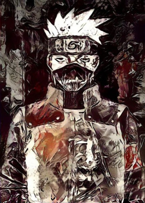 Legends of Bedlam - Kakashi, Naruto - plakat 21x29
