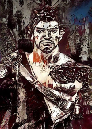 Legends of Bedlam - Hanzo, Overwatch - plakat 20x3