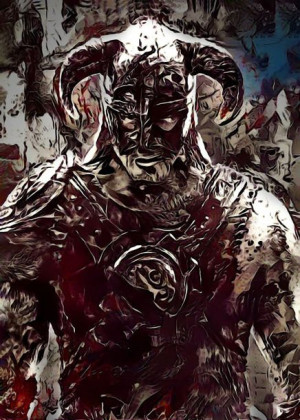 Legends of Bedlam - Dragonborn, Skyrim - plakat 29