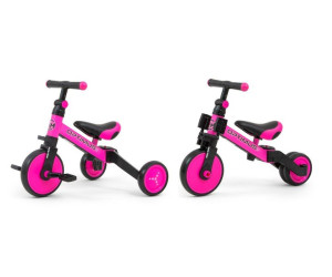 Rowerek Biegowy Trójkołowy 2W1 Optimus Pink Milly Mally