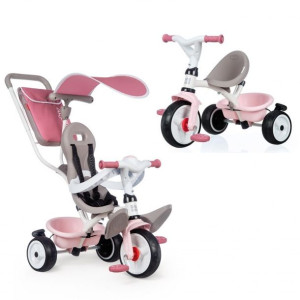 Smoby Rowerek Trójkołowy Baby Balade Plus Różowy