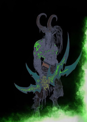 BlizzardVerse Stencils - Illidan, the Betrayer, Wa