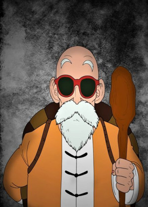 Dragon Ball - Master Roshi - plakat 30x40 cm