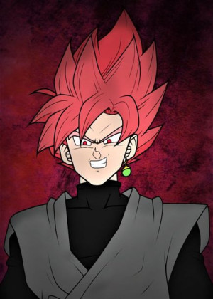 Dragon Ball - Goku Black - plakat 30x40 cm