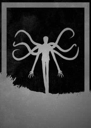 Dusk of Villains - Slenderman - plakat 30x40 cm