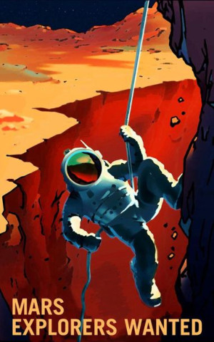 Explorers Wanted - plakat 30x40 cm