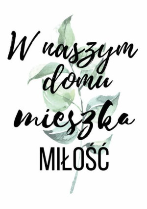 Dom miłości - plakat 30x40 cm