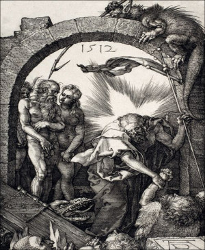 Christ in Limbo, from The Passion, Albrecht Durer
