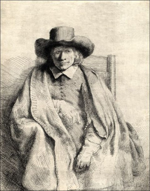 Clement de Jonghe, Rembrandt - plakat 30x40 cm