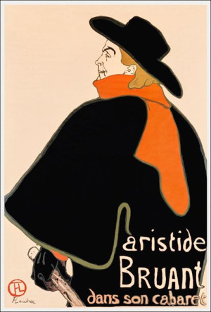 Aristide Bruant in his Cabaret, Henri De Toulouse-