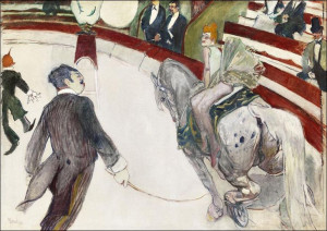 Equestrienne, Henri De Toulouse-Lautrec - plakat 3