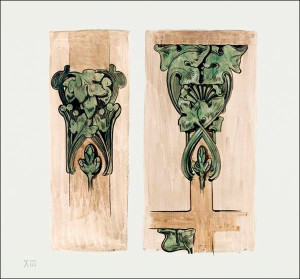 Bronze capitals for the interior of the Fouquet bo