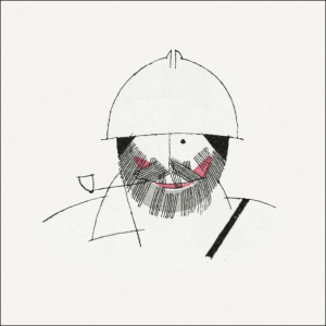 Capitaine George - plakat 30x30 cm