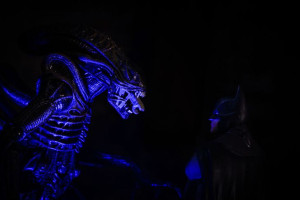 Batman vs Alien - plakat 40x30 cm