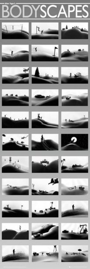 Bodyscapes - Akt - plakat 53x158 cm