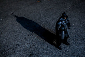Batman Przyszłości - cień - plakat 50x40 cm
