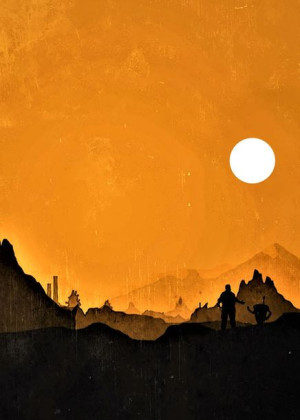 Borderlands Vintage Poster - plakat 50x70 cm