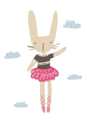 Balerina - plakat 50x70 cm