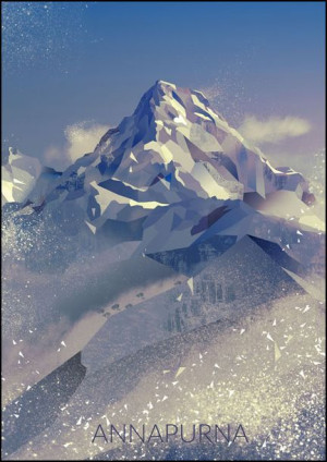 Annapurna - plakat 59,4x84,1 cm
