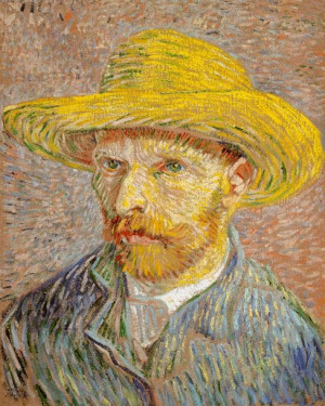 Autoportret w Kapeluszu Słomkowym, Vincent van Gog