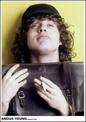 AC/DC Angus Young Londyn 1980 - plakat 59,4x84,1 c