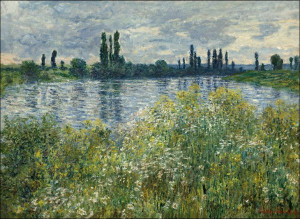 Banks of the Seine, Vétheuil, Claude Monet - plaka