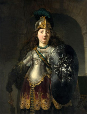 Bellona, Rembrandt - plakat 50x70 cm