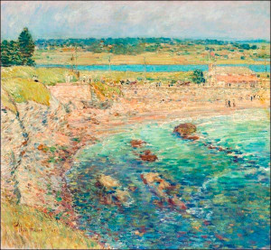 Bailey’s Beach, Newport, Frederick Childe Hassam -