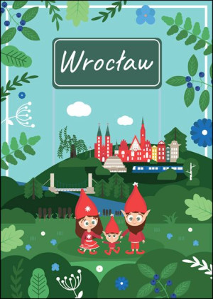 Bajkowe Miasta Wrocław - plakat 50x70 cm
