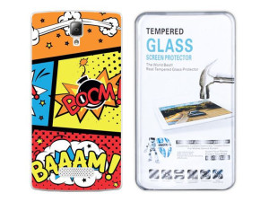 Kreatui Etui Artcase 0.3mm Lenovo A2010 + Szkło