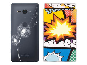 Sony Xperia Xz2 Compact Etui Koronka Nadruk +folia