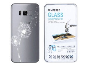 Galaxy S8 G950 Etui Koronka Nadruk Kreatui + Szkło