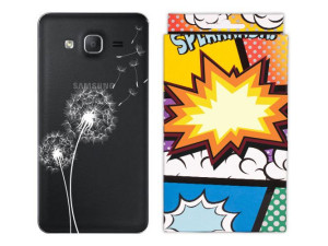 Galaxy On7 G600 Etui Koronka Nadruk Kreatui +folia